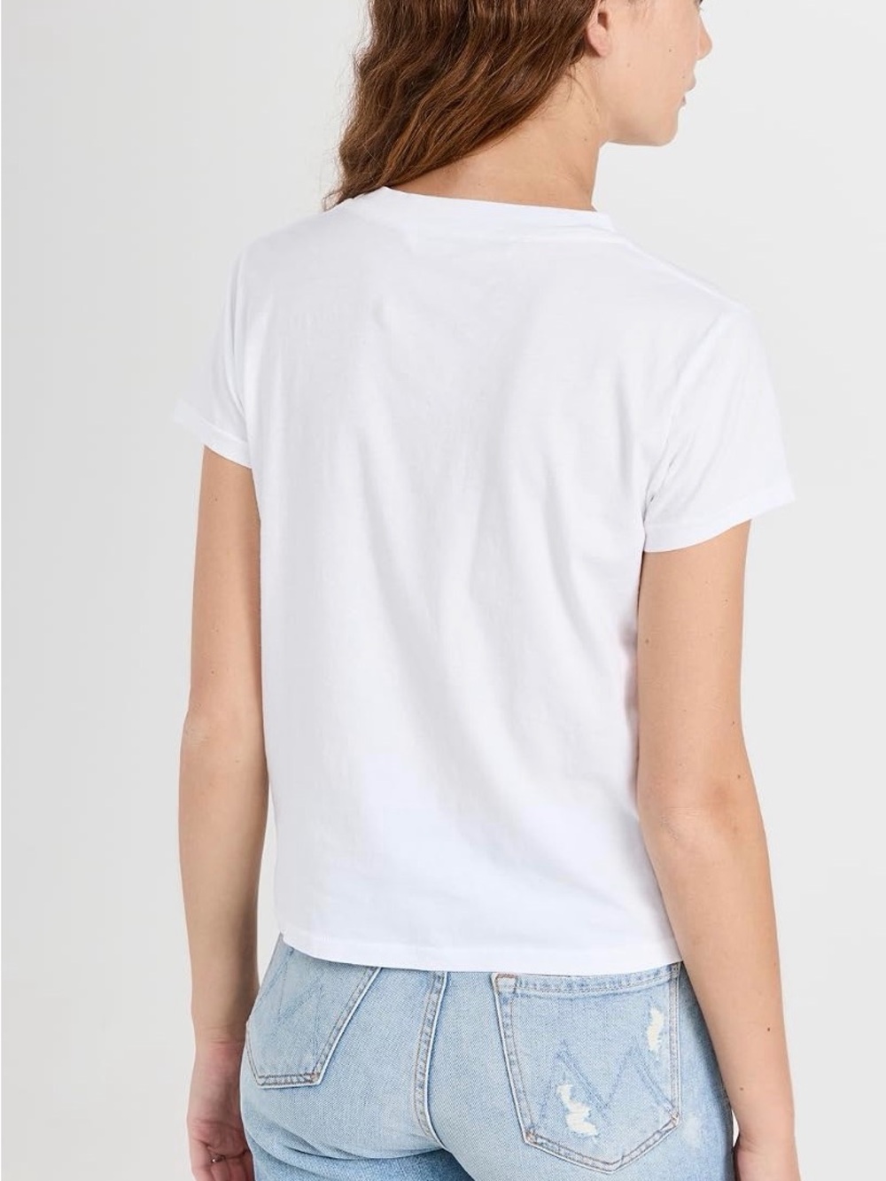 MOTHER White Lil goodie goodie tee